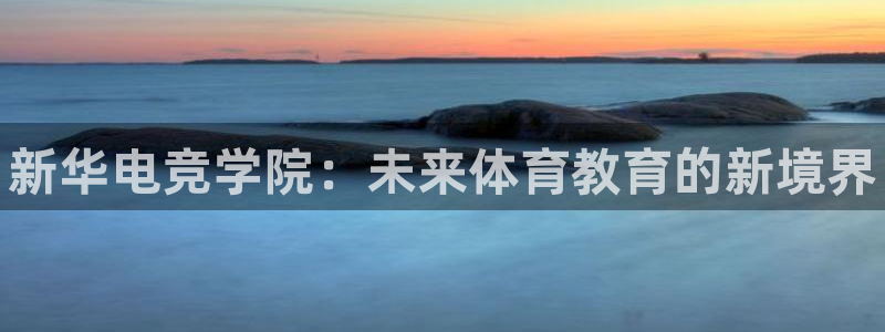 南宫电竞官网：新华电竞学院：未来体育教育的新境界
