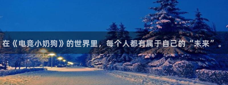 南宫电竞平台：在《电竞小奶狗》的世界里，每个人都有属于自己的“未来”。