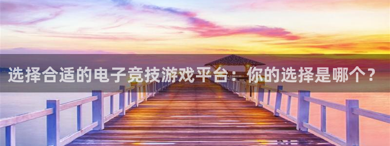 南宫电竞官网：选择合适的电子竞技游戏平台：你的选择是哪个？