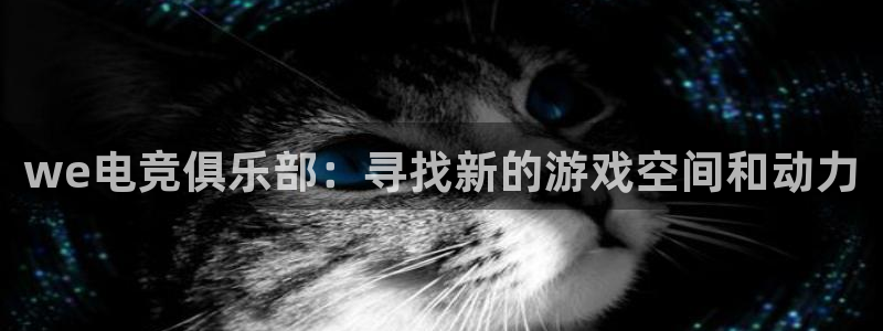 南宫电竞：we电竞俱乐部：寻找新的游戏空间和动力