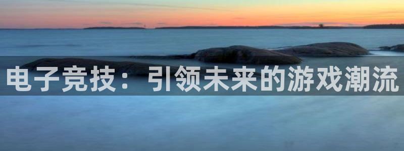 南宫电竞官网：电子竞技：引领未来的游戏潮流